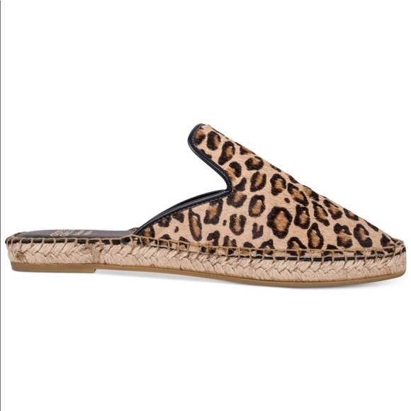 Andre Assous Shoes - Andre Assous Leopard Espadrille mules